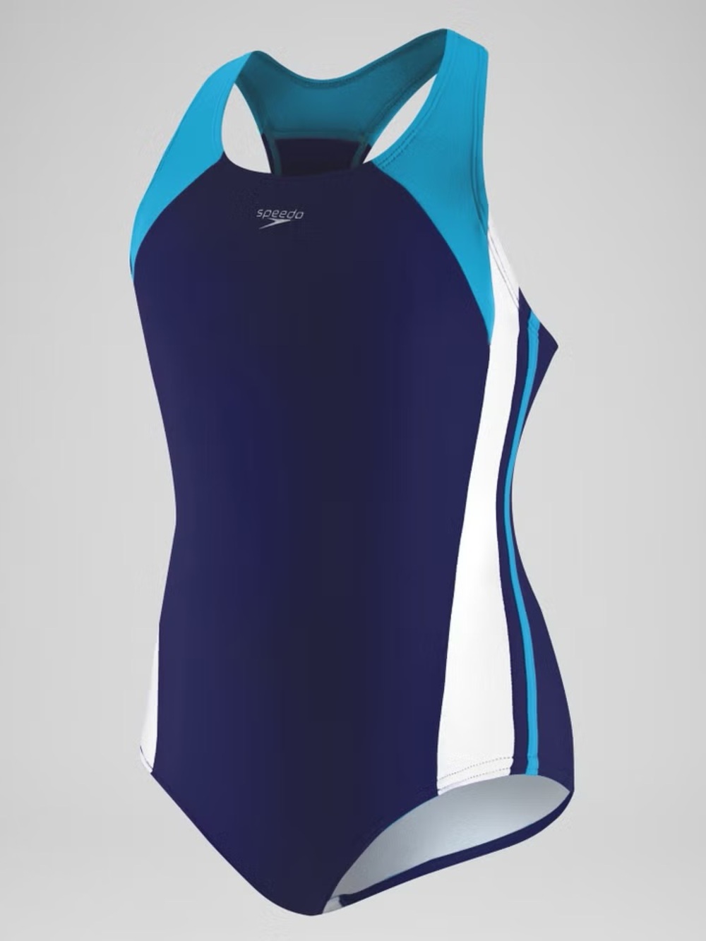 Speedo Girls Solid Infinity Splice One Piece